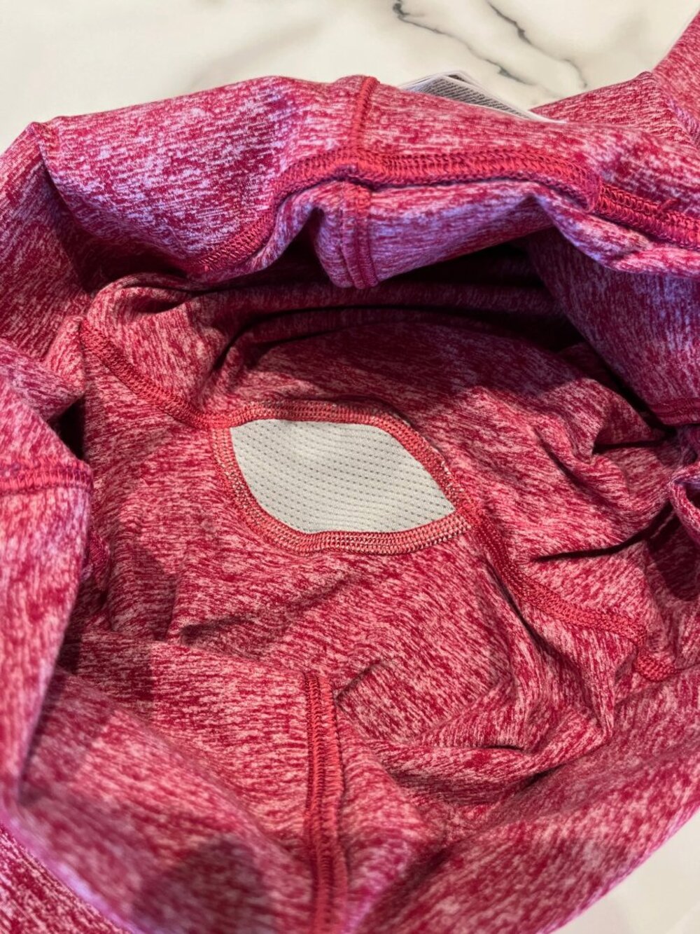Athleta Salutation Stash Pocket II Leggings Heather Red High Rise - Size Small - Picture 12 of 12